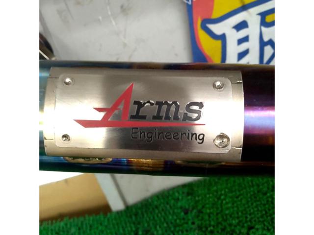 【Arms Engineering】 ハーレーダビットソンXL1200X Sportster Forty-Eight チタンマフラー スラッシュアウト