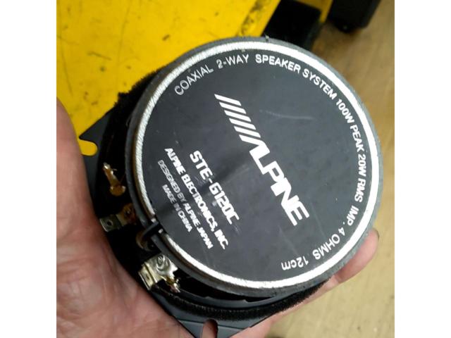 【ALPINE】STE-G120C  12cmコアキシャルスピーカー左右