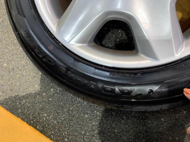 【トヨタ純正】 セルシオ純正ホイール+【YOKOHAMA】ADVAN dB V552