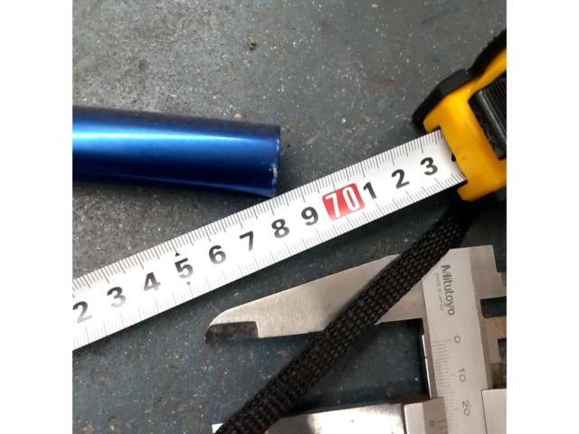 【メーカー不明】汎用ハンドル 青