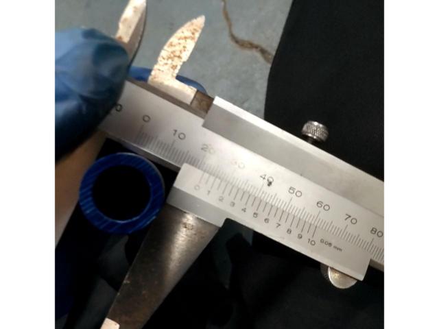 【メーカー不明】汎用ハンドル 青