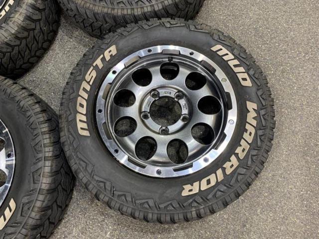 【Lehrmeister】 LMG + 【MONSTA】 MUD WARRIOR 215/70R16 LT 4本セット