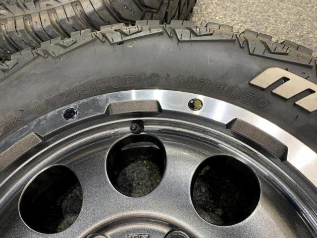 【Lehrmeister】 LMG + 【MONSTA】 MUD WARRIOR 215/70R16 LT 4本セット