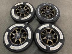 【HOT STUFF】 MAD CROSS GRACE + 【YOKOHAMA】 PARADA PA03 215/65R16C 109/107S 4本セット