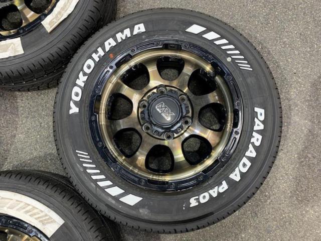 【HOT STUFF】 MAD CROSS GRACE + 【YOKOHAMA】 PARADA PA03 215/65R16C 109/107S 4本セット