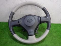 日産純正 レザーステアリング