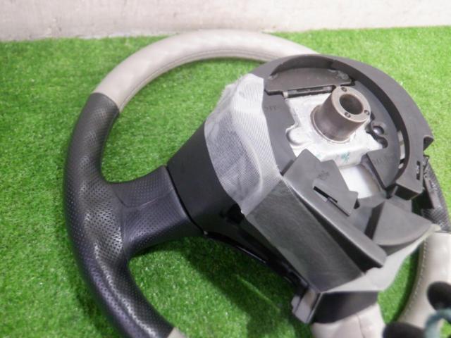 日産純正 レザーステアリング