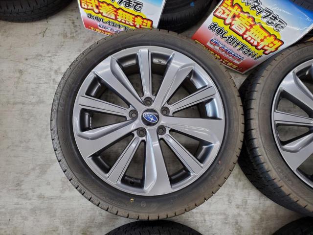 5スバル純正(SUBARU)  WRX S4 後期GTグレード純正ホイール  + KENDA(ケンダ) ICETEC NEO KR36