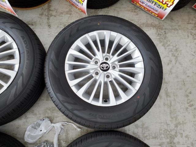 9トヨタ純正(TOYOTA)  40系アルファード純正ホイール  + YOKOHAMA(ヨコハマ) ADVAN V03