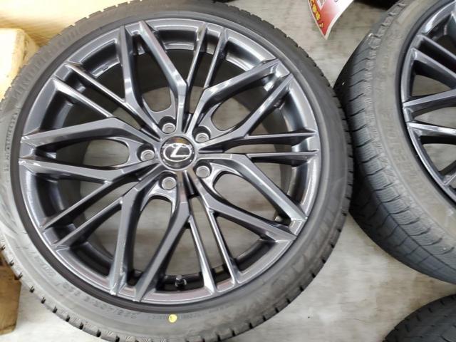 5LEXUS純正(レクサス)LEXUS(レクサス) IS500 F SPORT Performance ENKEI製 純正ホイール + BRIDGESTONE BRIZZAK VRX3