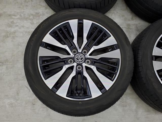 6TOYOTA純正 アルファート ヴェルファイア 30系後期 切削光輝 純正ホイール+TOYO TRANPATH R30