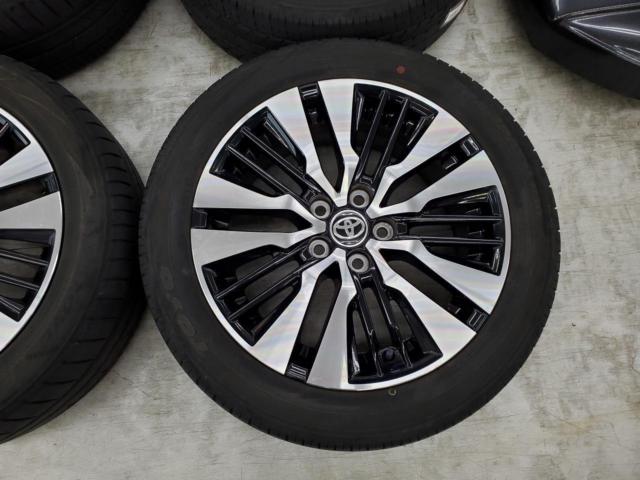 6TOYOTA純正 アルファート ヴェルファイア 30系後期 切削光輝 純正ホイール+TOYO TRANPATH R30