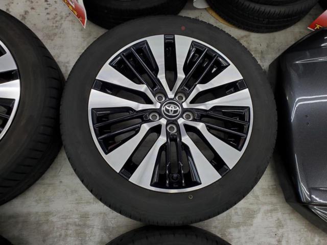 6TOYOTA純正 アルファート ヴェルファイア 30系後期 切削光輝 純正ホイール+TOYO TRANPATH R30