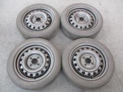 メーカー不明 スチールホイール+YOKOHAMA PARADA PA03 165/55R14C 4本セット ☆前後J数違い☆