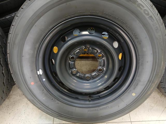 トヨタ純正 200系 ハイエース 純正スチール + BRIDGESTONE ECOPIA RD613