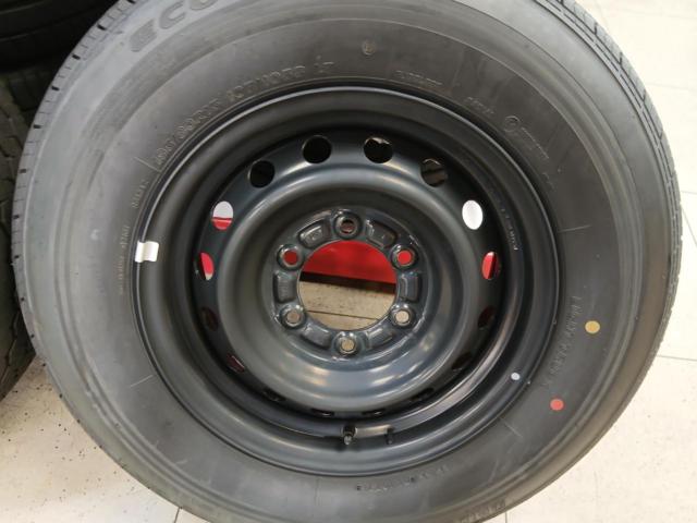トヨタ純正 200系 ハイエース 純正スチール + BRIDGESTONE ECOPIA RD613
