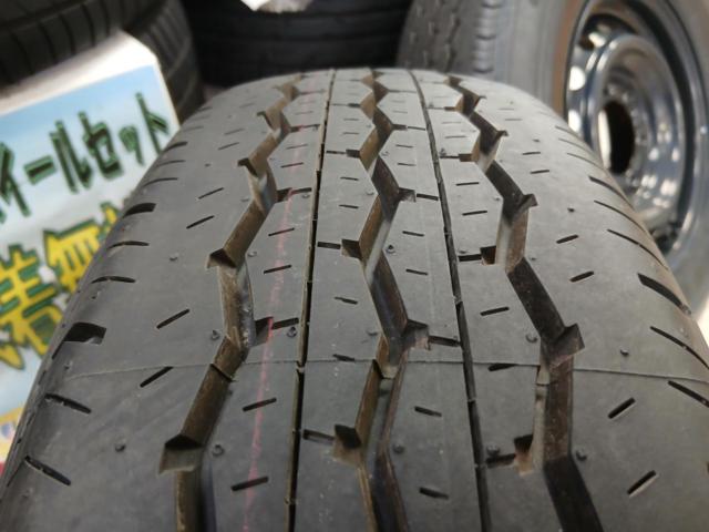 トヨタ純正 200系 ハイエース 純正スチール + BRIDGESTONE ECOPIA RD613