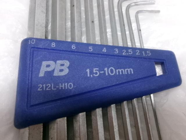 PB SWISS TOOLS 六角レンチセット 212L-H10