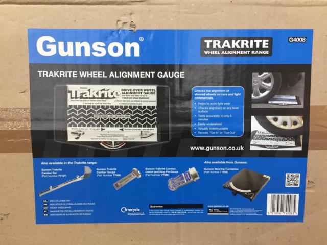 Gunson TRAKRITE タイヤ・ホイールアライメントゲージ (G4008)