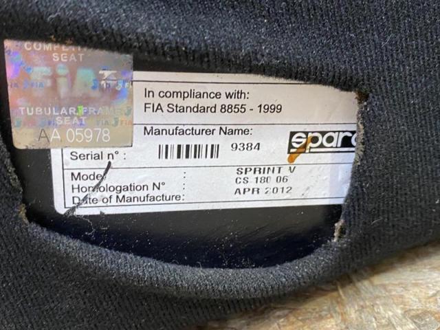 SPARCO SPRINT V フルバケットシート