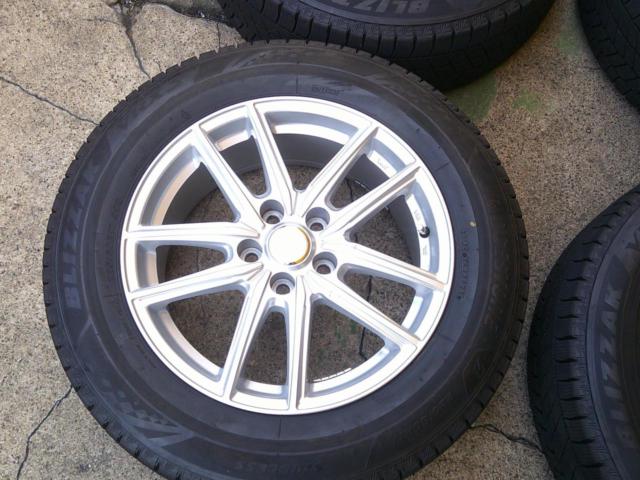 【BRIDGESTONE(ブリヂストン)】ECO FORME(エコフォルム) 2×5スポークホイール+【BRIDGESTONE】BLIZZAK VRX3