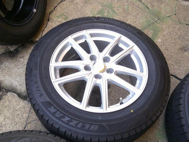 【BRIDGESTONE(ブリヂストン)】ECO FORME(エコフォルム) 2×5スポークホイール+【BRIDGESTONE】BLIZZAK VRX3