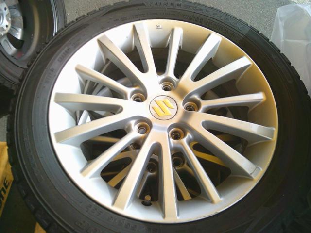 スズキ純正 スイフトスポーツ純正ホイール+DUNLOP WINTERMAXX WM02