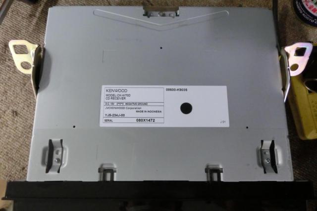 【ダイハツ純正】KENWOOD製 [CK-W70D] CDチューナー