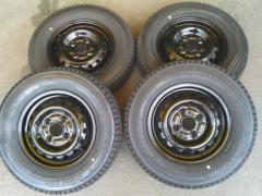 ダイハツ純正(DAIHATSU)  ハイゼットカーゴ&トラック純正スチールホイール  + BRIDGESTONE(ブリヂストン) W300