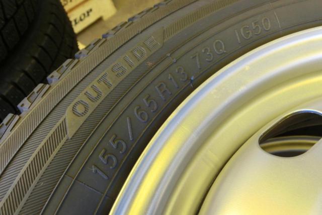 ダイハツ純正(DAIHATSU)  スチールホイール  + YOKOHAMA(ヨコハマ) ice GUARD iG50 PLUS