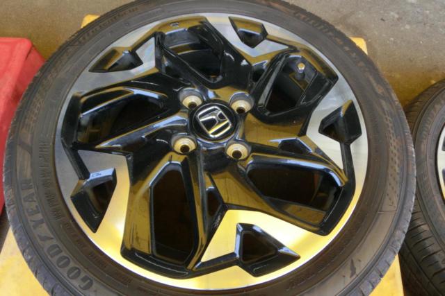 【ホンダ純正】N-BOXカスタム(JF3/JF4)前期純正ホイール +GOODYEAR EfficientGrip EG02