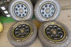 AME(エーエムイー)  PPX MIL:8 セミグロスブラック×イエローライン + BFGoodrich(ビーエフグッドリッチ) All-Terrain T/A KO2