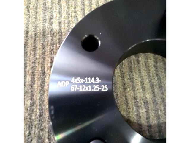 【114.3-4穴→5穴・M12×P1.25・25mm】Z.S.S ワイドトレッドスペーサー