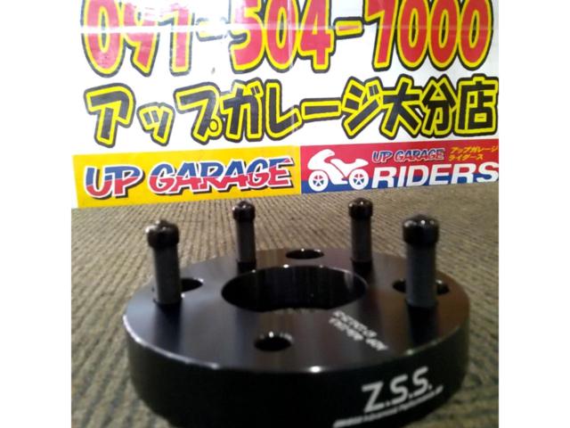 【114.3-4穴→5穴・M12×P1.25・25mm】Z.S.S ワイドトレッドスペーサー