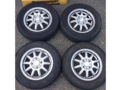 【ホイールのみ4本】 メーカー不明13インチホイール 4Jx13+45 100-4H