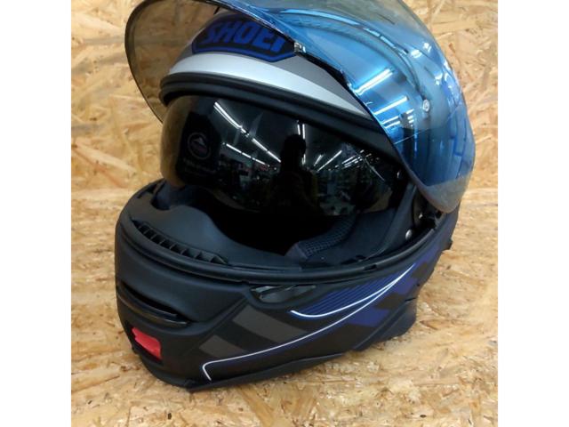 【ライダース】【サイズ:XL】【SHOEI】NEOTECⅡSPLICER(スプライサー) +【SENA】SRL