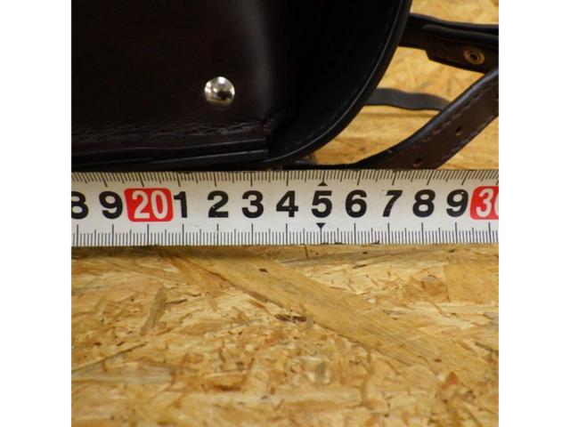 【ライダース】【DEGNER】シンセティックレザーサドルバッグ