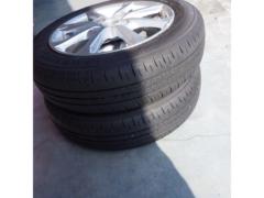 Two tires only: DUNLOPE NASAVE
EC300 + 155/65R14
75S
Manufactured in 2026