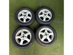 HOT STUFF(ホットスタッフ)Exceeder(エクシーダー) EXV (4HOLE)+BRIDGESTONE(ブリヂストン)NEXTRY【155/65R13 2022年製】