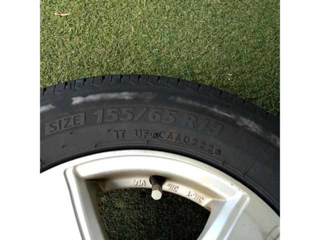 HOT STUFF(ホットスタッフ)Exceeder(エクシーダー) EXV (4HOLE)+BRIDGESTONE(ブリヂストン)NEXTRY【155/65R13 2022年製】