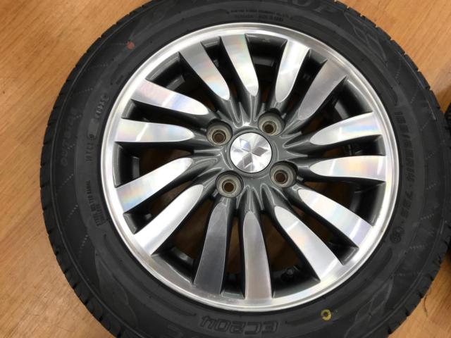 三菱純正 デリカD2 純正ホイール+DUNLOP ENASAVE EC204