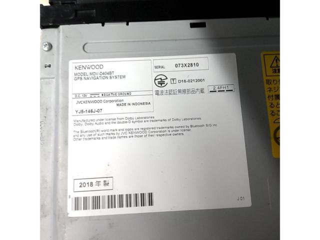 【KENWOOD】MDV-D404BT