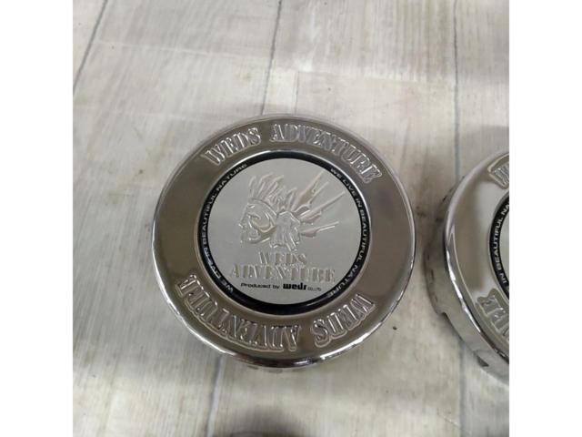 【weds】  ADVENTURE  センターキャップ  4枚セット  ■  外径107mm  ステンレス