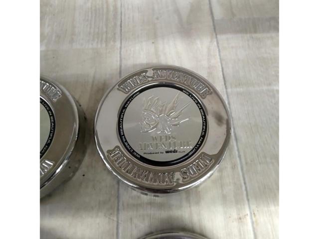 【weds】  ADVENTURE  センターキャップ  4枚セット  ■  外径107mm  ステンレス