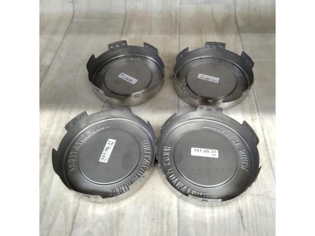 【weds】  ADVENTURE  センターキャップ  4枚セット  ■  外径107mm  ステンレス
