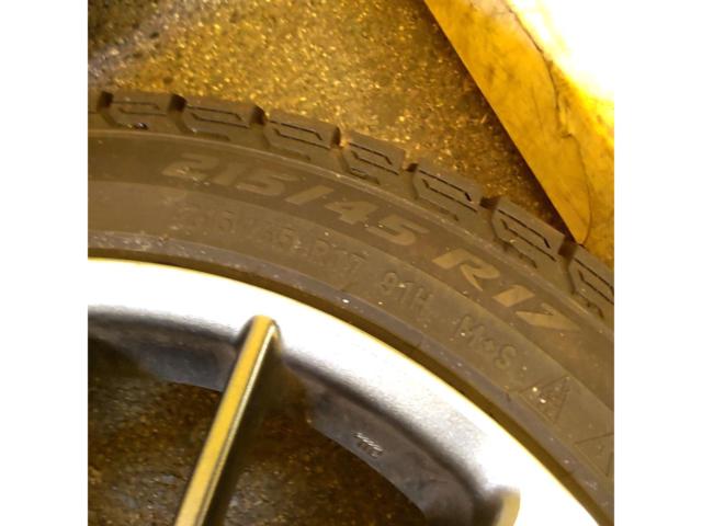スバル純正 ZC6 BRZ 前期純正ホイール+PIRELLI ICE ZERO ASIMMETRICO