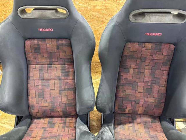 【三菱純正】  純正RECARO  SR3  左右セット  ■  ランサーエボリューション4  CN9A