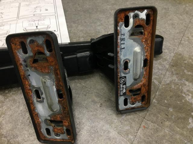 TERZO EF14BL/EB6/EH389 ルーフオンフット/スクエアバー/取付ホルダーのセット RK系 ステップワゴン
