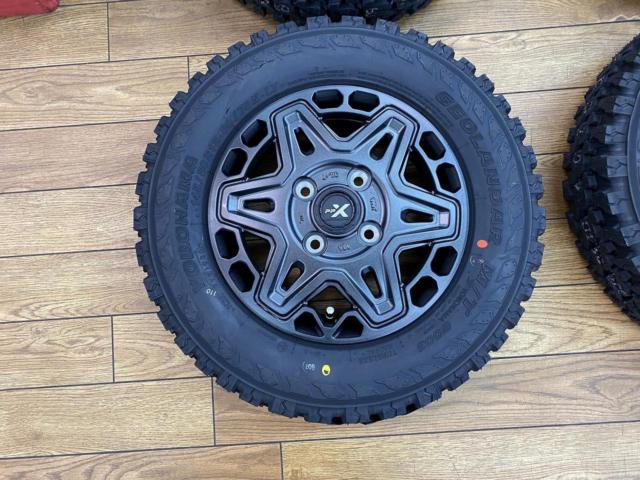 AME(エーエムイー)  PPX MK6 グレーメタリック  + YOKOHAMA(ヨコハマ) GEOLANDAR M/T G003