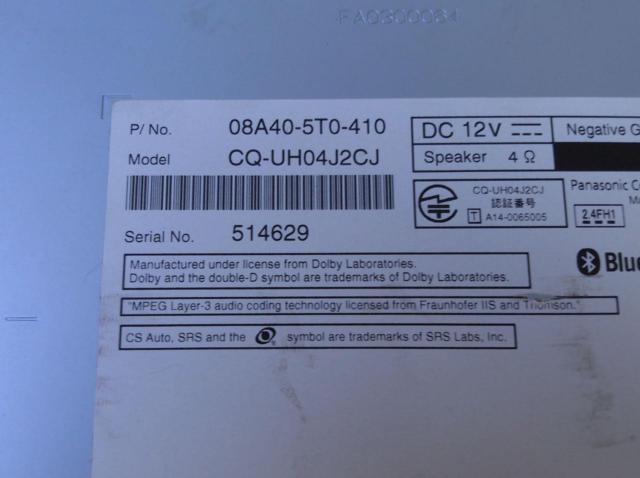 HONDA genuine option
Gathers
VXM-155VFEi